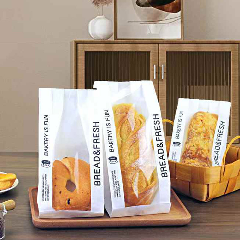 Bread packaging bags, baking toast bags, sandwich transparent