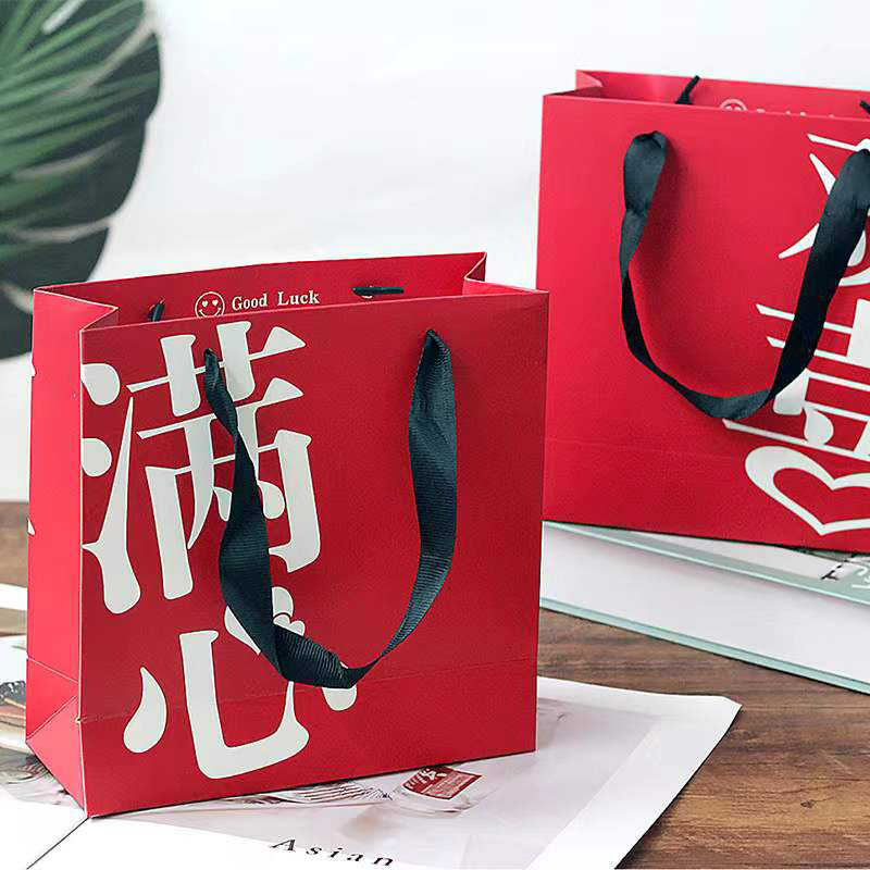 Qixi Festival exquisite gift bags, tote bags, paper bags, holiday gift bags