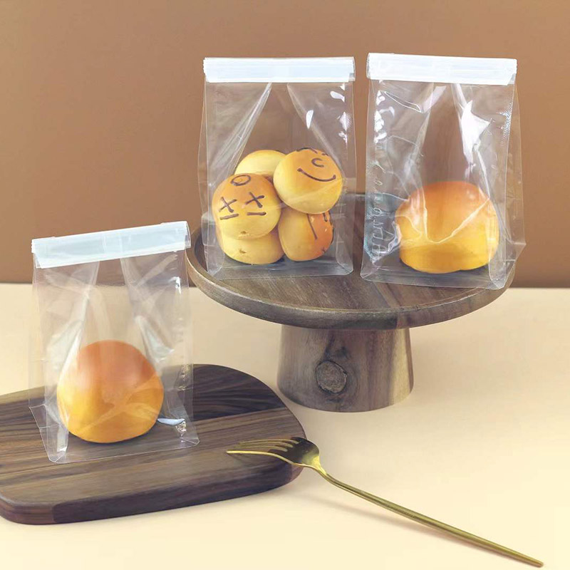 Fully transparent octagonal sealed bag
