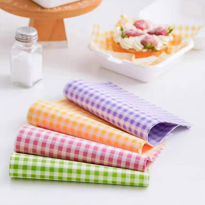 Oil-proof paper for hamburgers, disposable baking paper, snack paper, hotel