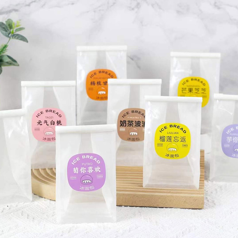 Waterproof ice bread bags with inner lining, machine-sealed baking